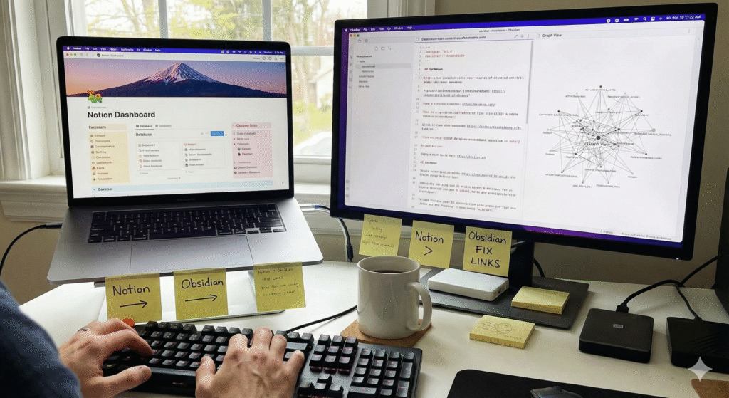Why I Abandoned Notion for Obsidian: Messy Reality of Migrating My Second Brain
