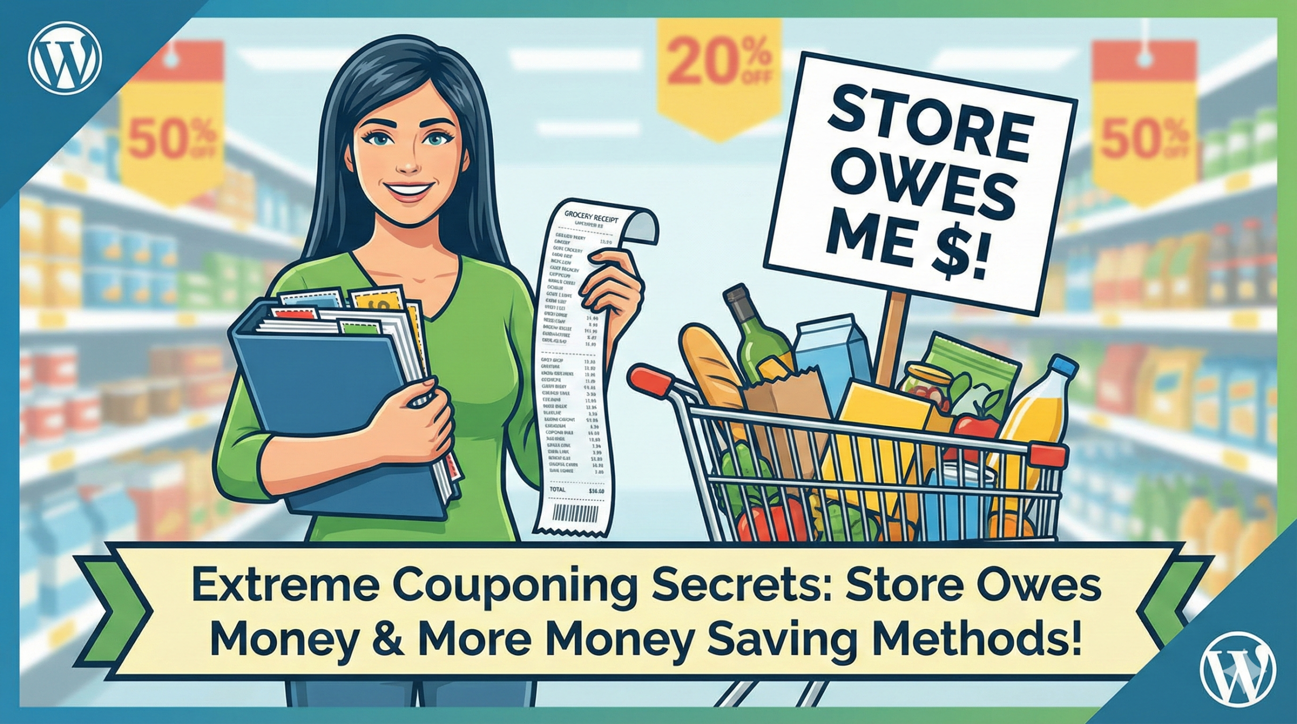 Read more about the article Store OWES MONEY To An Extreme Couponer & More Money Saving Methods! | Extreme Couponing